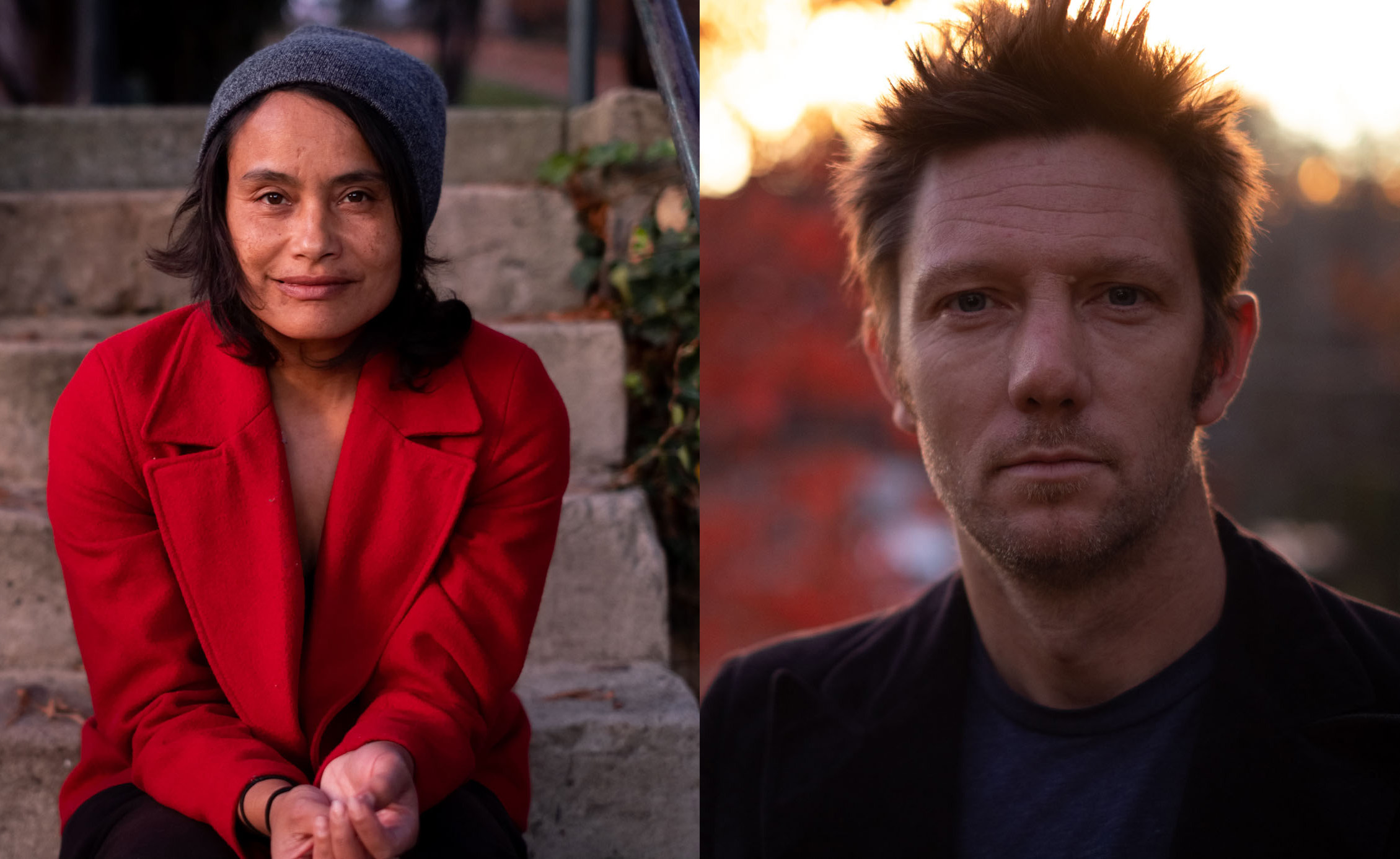 Headshots of Culture Mill founders Tommy Noonan and Murielle Elizéon.