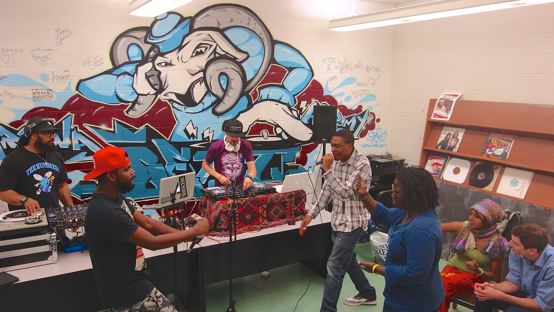 Next Level Hip Hop participants during a performance.